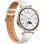 Huawei WATCH GT 4 AMOLED 41mm Reloj Smartwatch Dorado con Correa de Cuero Blanca
