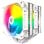 Nfortec Sculptor X2 Cooler de CPU 2x120mm ARGB TDP até 240W Branco