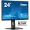iiyama ProLite XUB2497HSN-B2 23.8" IPS FullHD 100Hz USB-C DOCK Altavoces Altura Ajustable (5 Años Garantía)