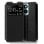 Coole glatte schwarze Flip-Cover-Hülle für ZTE Blade A55 / A35