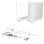 Soyez silencieux! LIGHT BASE 600 DX ARGB Midi Tower ATX Double Verre Trempé USB-C Blanc