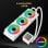 Kit Forgeon Solum Liquid Cooling 360 ARGB Frigorífico Líquido Branco