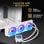 Kit Forgeon Solum Liquid Cooling 360 ARGB Frigorífico Líquido Branco