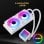 Forgeon Solum Refrigeración Líquida 240 ARGB Kit Liquid Cooler Blanca