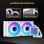 Forgeon Solum Refrigeración Líquida 240 ARGB Kit Liquid Cooler Blanca