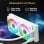 Forgeon Solum Refrigeración Líquida 240 ARGB Kit Liquid Cooler Blanca