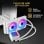 Forgeon Solum Refrigeración Líquida 240 ARGB Kit Liquid Cooler Blanca
