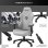 Andaseat Phantom 3 Grigio L Pelle Pvc