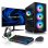 VolttierPC Pc Gaming Completo Intel Core i5-12400F/16GB/500GB SSD/RTX 3050 + Monitor 24" + Pack