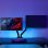 Supporto da tavolo da gioco AISENS RGB Contrappeso rotante e inclinabile per monitor/TV 9 kg (3 perni, 2 bracci) da 17-32, Nero-Bianco