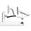 StarTech.com Support de bureau pour écran ultra-large VESA 75 x 75/100 x 100 27 pouces 16:9/30 pouces 21:9 – Œillet ou pince en C – Réglage sans outil – Bras à ressort