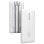 Coole universelle externe Akku-Powerbank 10.000 mAh PD 22,5 W (2 Kabel) Weiß