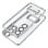 Cool Carcasa Borde Metalizado Plata para Xiaomi Redmi 14C / Poco C75