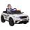 Aiyaplay Coche Eléctrico Para Niños De +3 Años De Policía Con Sirena Blanco