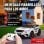Aiyaplay Coche Eléctrico Para Niños De +3 Años De Policía Con Sirena Blanco
