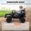 Aiyaplay Coche Eléctrico Para Niños De +3 Años Con Batería 12V Bluetooth Negro
