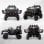 Aiyaplay Coche Eléctrico Para Niños De +3 Años Con Batería 12V Bluetooth Negro