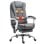Vinsetto Silla De Masaje Con 6 Puntos De Masaje 65x70x111-119 Cm Gris
