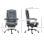 Vinsetto Silla De Masaje Con 6 Puntos De Masaje 65x70x111-119 Cm Gris