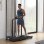Homcom Cinta de Correr 2 en 1 Cinta de Andar Plegable 2.5HP Negra