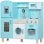 Aiyaplay Cocina de Juguete para Niños +3 Años con Luz y Sonido Azul