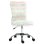Homcom Silla De Oficina Sin Brazos Giratoria Con Altura Ajustable Multicolor