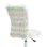 Homcom Silla De Oficina Sin Brazos Giratoria Con Altura Ajustable Multicolor
