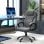 Vinsetto Silla De Oficina Giratoria Con Altura Ajustable 66x75x110-120 Cm Gris