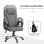 Vinsetto Silla De Oficina Giratoria Con Altura Ajustable 66x75x110-120 Cm Gris