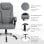 Vinsetto Silla De Oficina Giratoria Con Altura Ajustable 66x75x110-120 Cm Gris