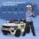 Homcom Coche Eléctrico para Niños de Policía de +3 Años con Mando a Distancia