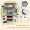 Aiyaplay Cocina de Juguete para Niños +3 Años con Luz y Sonido Gris