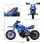 Aiyaplay Moto Eléctrica Para Niños De +3 Años Carga 30 Kg Azul