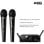 AKG WMS 40 Mini Dual Vocal US45A/C  Sistema Inalámbrico UHF Vocal Band con 2 Micrófonos y Receptor