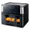 Airfryer Prixton Cook Organics Dual 8 L 2000 W Kijkvenster