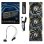Lian-Li UNI FAN SL WIRELESS LCD 120 ARGB 3x Ventiladores Aspas Invertidas con Pantalla 120mm Negros