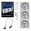 Lian-Li UNI FAN SL Wireless LCD 120 Confezione da 3 ventole supplementari 120 mm Bianco