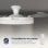 Origial AIRBLISS CEILING RETRACTABLE 25WW Ventilador de Techo con Aspas Retráctiles 25W Blanco