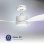 Ventoinha de teto com luz AIRBLISS CEILING 25W 106cm motor DC Wi-Fi com temporizador
