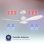 Ventoinha de teto com luz AIRBLISS CEILING 25W 106cm motor DC Wi-Fi com temporizador