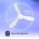 Ventilateur de plafond AIRBLISS CEILING 25WW WIFI d'origine, 106 cm, moteur CC, 25 W, avec éclairage et télécommande, WIFI, blanc