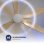 Ventilatore da Soffitto con Luce Origial AIRBLISS CEILING 25W 132cm 6 Velocità Motore DC Wi-Fi Telecomando