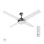 Ventilatore da Soffitto con Luce Origial AIRBLISS CEILING 25WIN WIFI 25W 106cm Motore DC WiFi Pale Retrattili