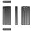 Cool Grip Universal Externer Akku Powerbank 10.000 mAh USB-C / Lightning Schwarz