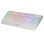 Mars Gaming Mk124 Teclado Ergonómico H-Mech FRGB Reposamuñecas Antighosting Francés Blanco