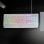 Mars Gaming Mk124 Teclado Ergonómico H-Mech FRGB Reposamuñecas Antighosting Francés Blanco