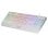 Mars Gaming Mk124 Teclado Ergonómico H-Mech FRGB com Apoio de Pulsos e Antighosting Branco (PT)