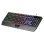 Mars Gaming MK124 Teclado Ergonómico H-Mech FRGB Reposamuñecas Antighosting Francés Negro