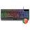 Mars Gaming Mk124 Teclado Ergonómico H-Mech FRGB com Apoio de Pulsos e Antighosting Preto (PT)