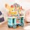 Homcom Cozinha de Brincar Multicolorida 79,5x33x90,5cm 3-6 Anos 